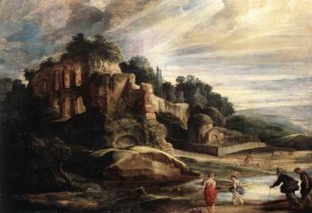 彼得 保羅 魯本斯 Landscape with the Ruins of Mount Palatine in Rome